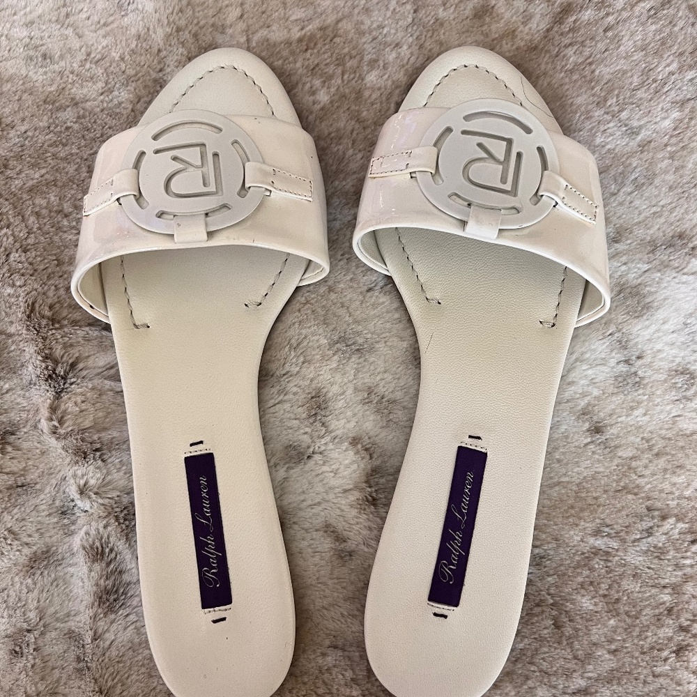 Ralph Lauren Purple Label Collection Slides/Sandals, Brand New, Size 37 (7)